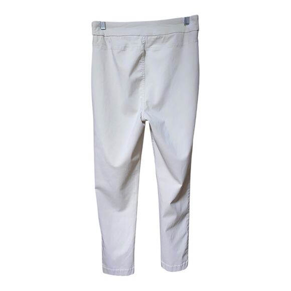 Soft Surroundings Medium Beige Stretch Ankle Pants Pull-On Leggings Travel - Picture 2 of 6